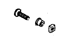 Virginia Mounting Screw Assembley